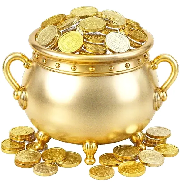 Coin-filled cauldron — Cashmo